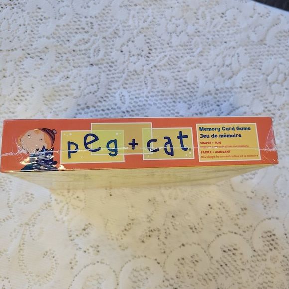 3/$20 New Peg & Cat Memory Card Game Sealed - Picture 5 of 7